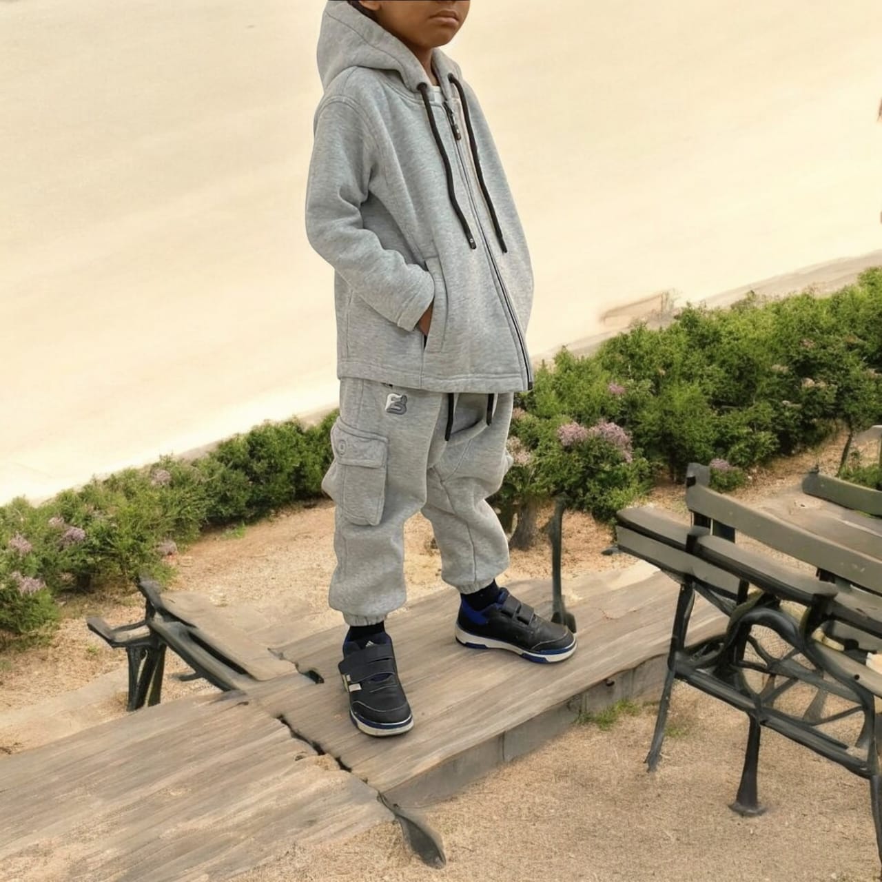 Ensemble Jogging SP2 Enfant - Gris