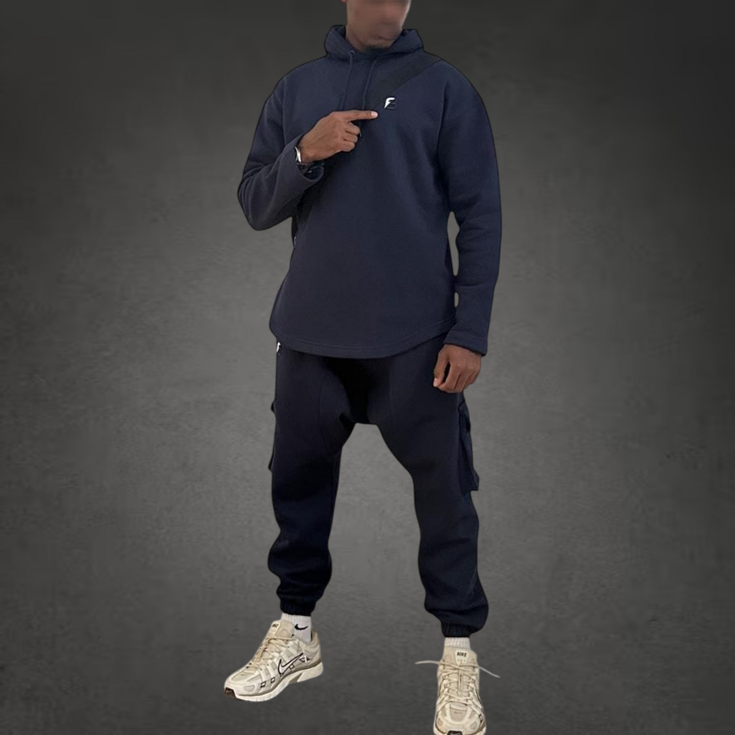 Ensemble Jogging N3 100% coton - Bleu
